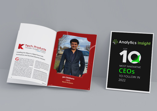 Jai Chitkara has been named one of the Top 10 Most Innovative CEOs to Follow in 2022 by Analytics Insight Magazine.